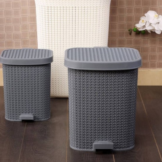Rattan Trash Can Large